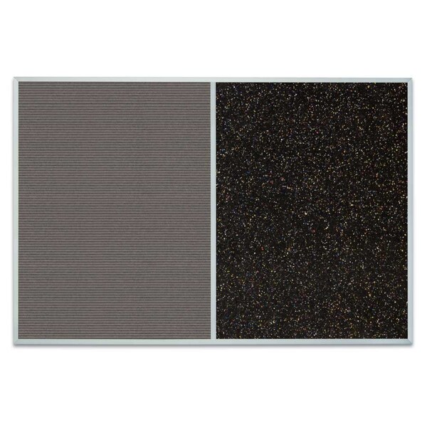 Sliding Door Indoor Enclosed Corkboard, 9